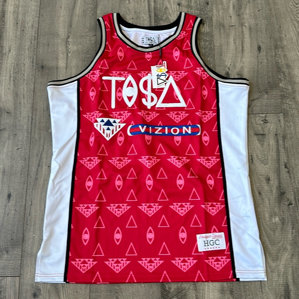 TISA by Headgear Classics Monogram Basketball Jersey NWT